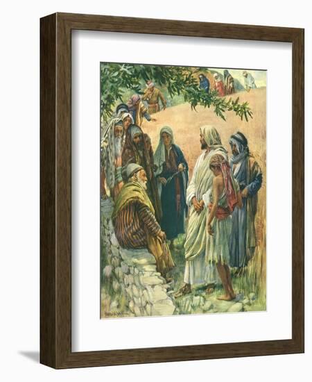 Working on the Sabbath, 1923-Harold Copping-Framed Giclee Print