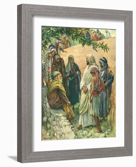 Working on the Sabbath, 1923-Harold Copping-Framed Giclee Print