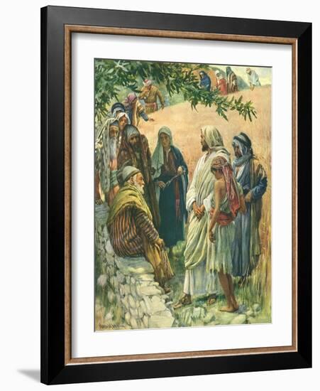 Working on the Sabbath, 1923-Harold Copping-Framed Giclee Print