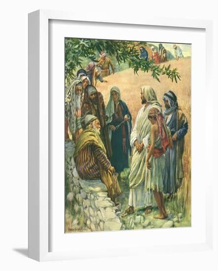 Working on the Sabbath, 1923-Harold Copping-Framed Giclee Print