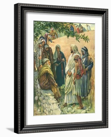 Working on the Sabbath, 1923-Harold Copping-Framed Giclee Print