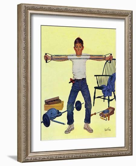 "Working Out", March 14, 1959-Kurt Ard-Framed Giclee Print