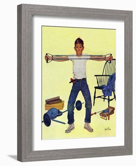 "Working Out", March 14, 1959-Kurt Ard-Framed Giclee Print