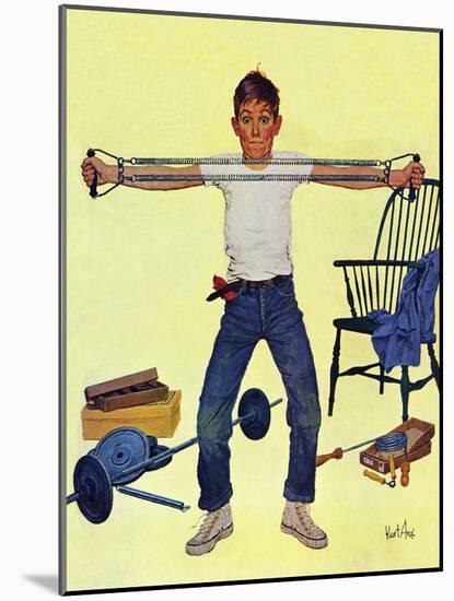 "Working Out", March 14, 1959-Kurt Ard-Mounted Giclee Print
