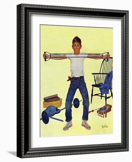 "Working Out", March 14, 1959-Kurt Ard-Framed Giclee Print