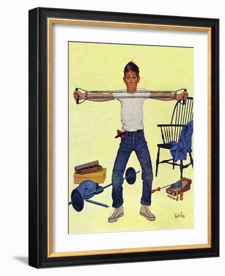 "Working Out", March 14, 1959-Kurt Ard-Framed Giclee Print