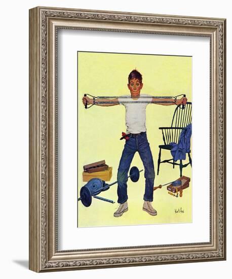 "Working Out", March 14, 1959-Kurt Ard-Framed Giclee Print