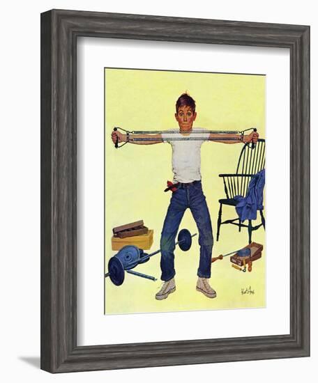 "Working Out", March 14, 1959-Kurt Ard-Framed Giclee Print