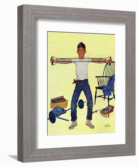 "Working Out", March 14, 1959-Kurt Ard-Framed Giclee Print