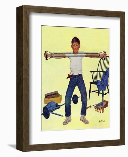 "Working Out", March 14, 1959-Kurt Ard-Framed Giclee Print