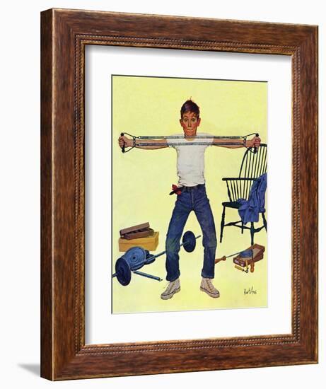 "Working Out", March 14, 1959-Kurt Ard-Framed Giclee Print