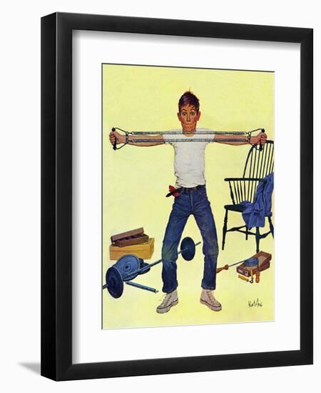 "Working Out", March 14, 1959-Kurt Ard-Framed Giclee Print