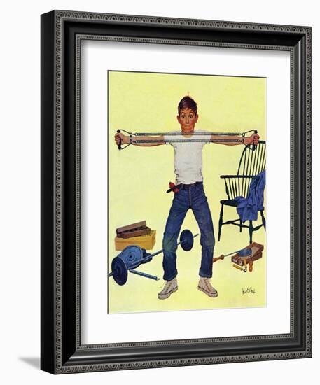 "Working Out", March 14, 1959-Kurt Ard-Framed Giclee Print