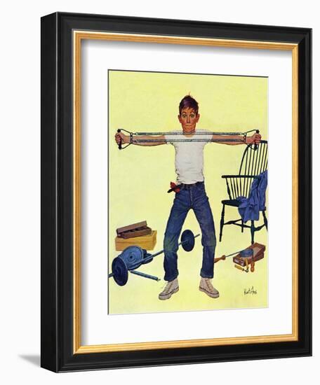 "Working Out", March 14, 1959-Kurt Ard-Framed Giclee Print