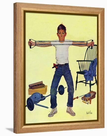 "Working Out", March 14, 1959-Kurt Ard-Framed Premier Image Canvas