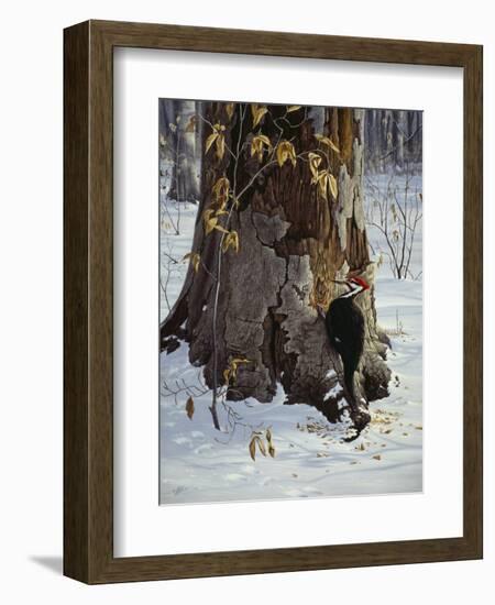 Working the Base-Wilhelm Goebel-Framed Giclee Print