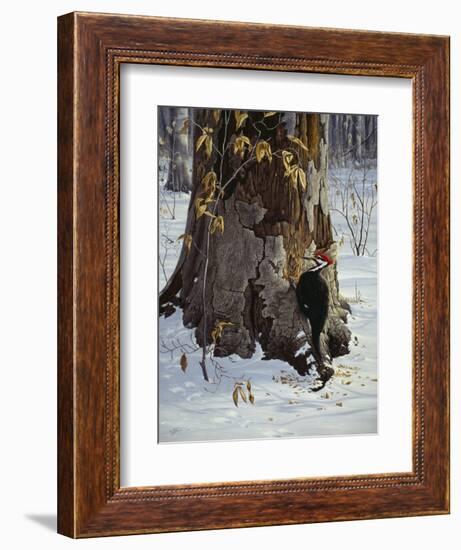 Working the Base-Wilhelm Goebel-Framed Giclee Print