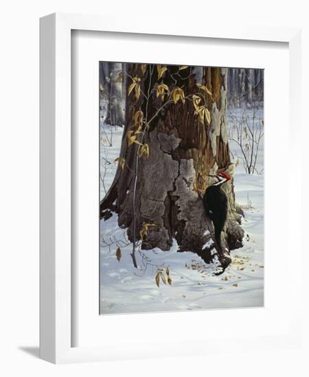 Working the Base-Wilhelm Goebel-Framed Giclee Print