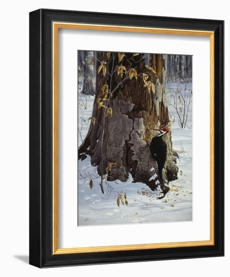 Working the Base-Wilhelm Goebel-Framed Giclee Print