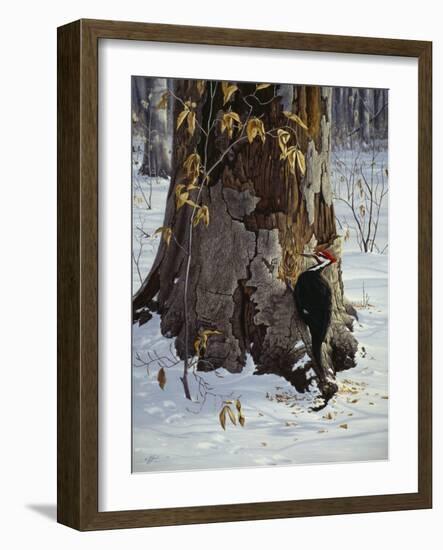 Working the Base-Wilhelm Goebel-Framed Giclee Print