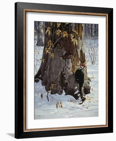 Working the Base-Wilhelm Goebel-Framed Giclee Print