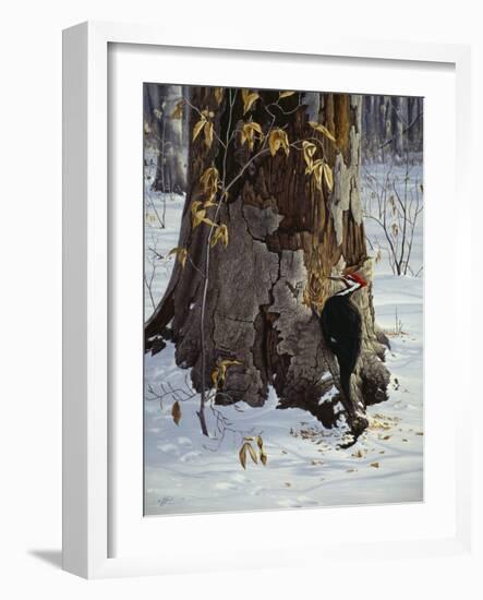 Working the Base-Wilhelm Goebel-Framed Giclee Print