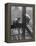 Workmen Attaching Steel Beams High Above Street During Construction of Manhattan Company Building-Arthur Gerlach-Framed Premier Image Canvas