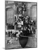 Workmen on the Giant Turbine in the Powerhouse of the Bonneville Dam, Ca. 1937-null-Mounted Photo