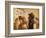 Workmen on the Street, 1838-40 (Oil on Board)-Honore Daumier-Framed Giclee Print