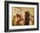 Workmen on the Street, 1838-40 (Oil on Board)-Honore Daumier-Framed Giclee Print