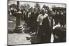 Workmen queuing for water, Battery Park, New York, USA, early 1930s-Unknown-Mounted Photographic Print