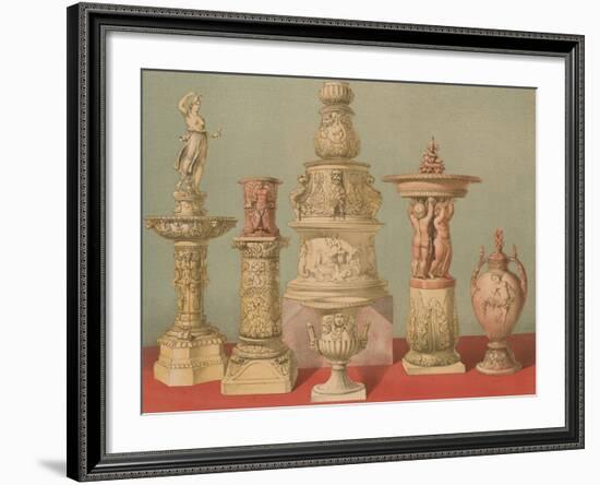 Works in Terra Cotta-null-Framed Giclee Print