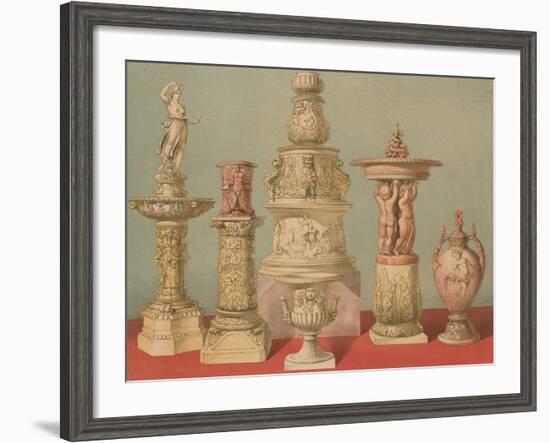 Works in Terra Cotta-null-Framed Giclee Print