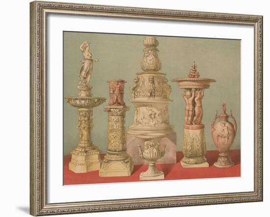 Works in Terra Cotta-null-Framed Giclee Print