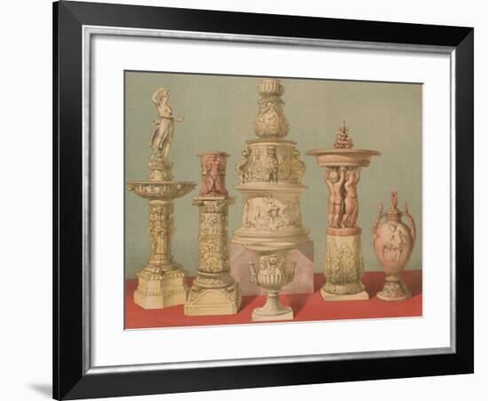 Works in Terra Cotta-null-Framed Giclee Print