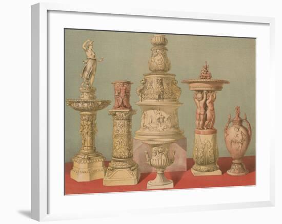 Works in Terra Cotta-null-Framed Giclee Print