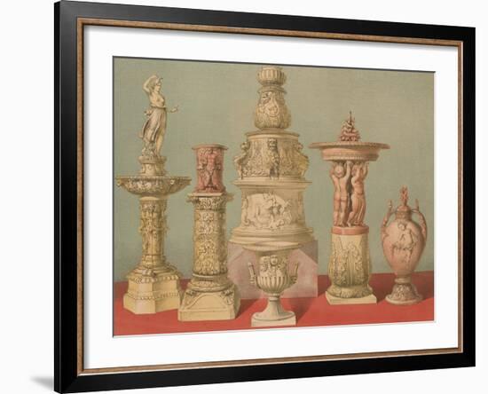 Works in Terra Cotta-null-Framed Giclee Print