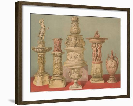 Works in Terra Cotta-null-Framed Giclee Print