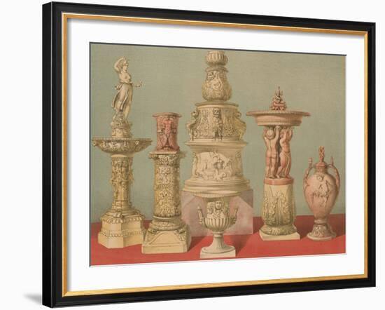 Works in Terra Cotta-null-Framed Giclee Print