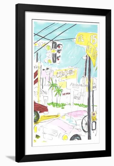 Works Miami-Vasilios Janopoulos-Framed Collectable Print