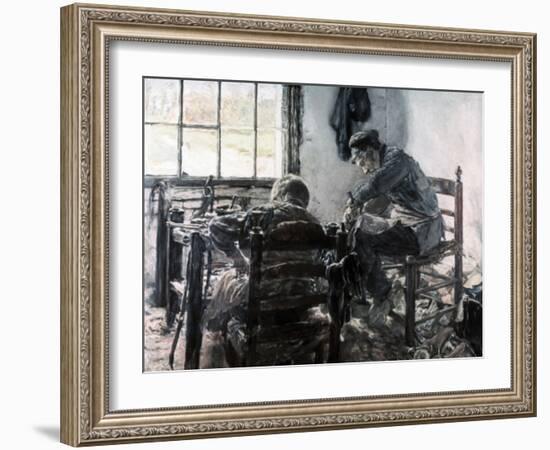 Workshop of the Shoe Maker, 1881-Max Liebermann-Framed Giclee Print