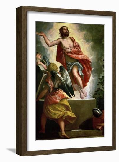 Workshop: Resurrection of Christ, circa 1580-1590-Paolo Veronese-Framed Giclee Print