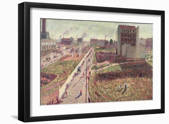 Workshops at Porta Romana, 1908-Umberto Boccioni-Framed Giclee Print