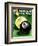 "World as Cue Ball," Saturday Evening Post Cover, January 25, 1941-Emmett Watson-Framed Giclee Print