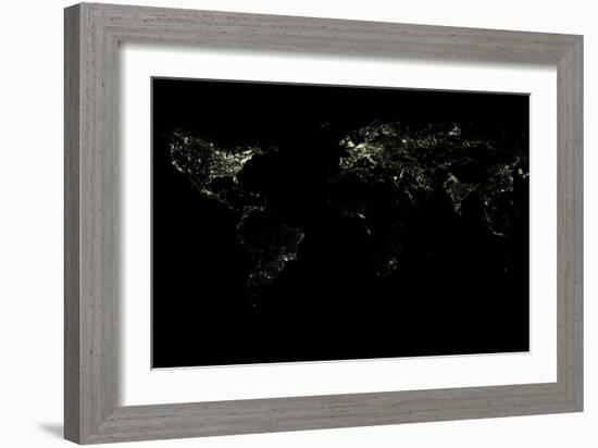 World At Night-PLANETOBSERVER-Framed Photographic Print