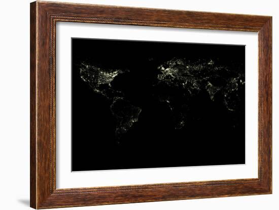 World At Night-PLANETOBSERVER-Framed Photographic Print