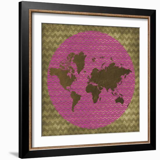 World Chevron-Erin Clark-Framed Giclee Print