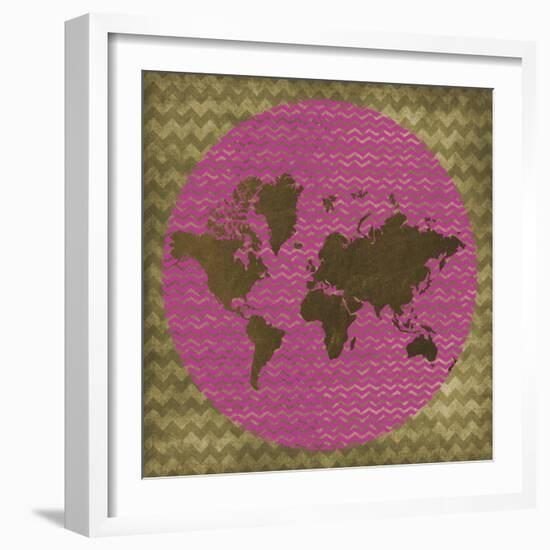 World Chevron-Erin Clark-Framed Giclee Print