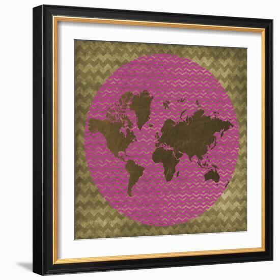 World Chevron-Erin Clark-Framed Giclee Print