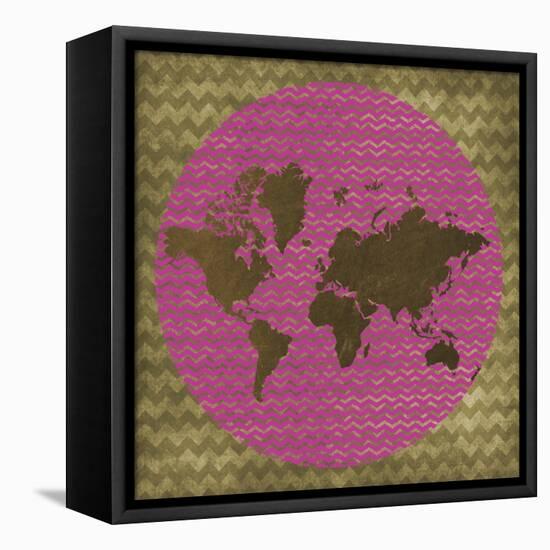 World Chevron-Erin Clark-Framed Premier Image Canvas